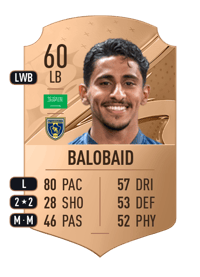Saad Balobaid Rare 60 OVR