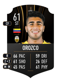 Jesús Orozco CONMEBOL LIBERTADORES 61 OVR