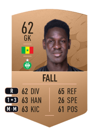 Boubacar Fall Common 62 OVR