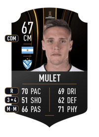 Agustín Mulet CONMEBOL LIBERTADORES 67 OVR