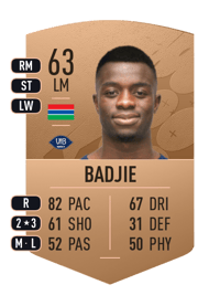 Kebba Badjie Common 63 OVR