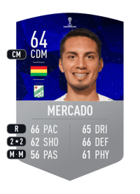 Juan Mercado CONMEBOL SUDAMERICANA 64 OVR