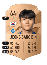 Jeong Sang Bin Rare 64 OVR