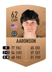 Paxten Aaronson Common 62 OVR