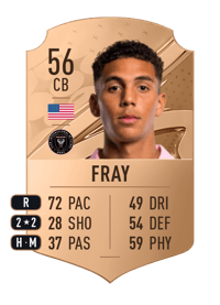 Ian Fray Rare 56 OVR