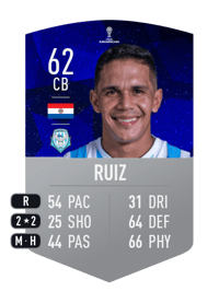 Nelson Ruiz CONMEBOL SUDAMERICANA 62 OVR