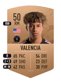 Felipe Valencia Common 50 OVR