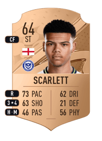 Dane Scarlett Rare 64 OVR