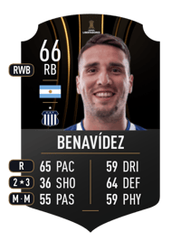 Gastón Benavídez CONMEBOL LIBERTADORES 66 OVR