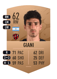 Justo Giani Common 62 OVR