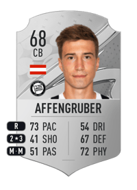David Affengruber Rare 68 OVR