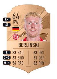 Ron Berlinski Rare 64 OVR