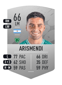 Yair Arismendi Common 66 OVR