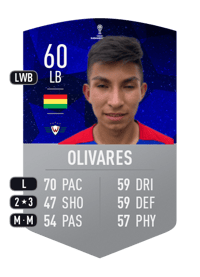 Edgar Olivares CONMEBOL SUDAMERICANA 60 OVR