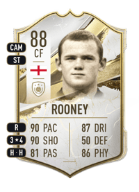Wayne Rooney Icon 88 OVR