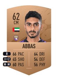 Mohammed Abbas Common 62 OVR