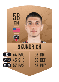 Drew Skundrich Common 58 OVR