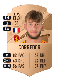 Killian Corredor Rare 63 OVR