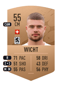Nathan Wicht Common 55 OVR