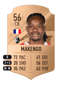 Jordy Makengo Rare 56 OVR