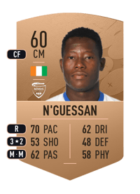 Jean N'Guessan Common 60 OVR