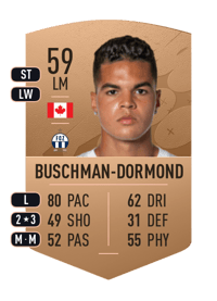 Carson Buschman-Dormond Common 59 OVR