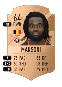 Junior Mansoni Rare 64 OVR