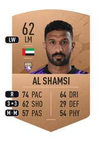 Sultan Al Shamsi Common 62 OVR
