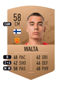 Leo Walta Common 58 OVR