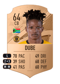 Thabani Dube Rare 64 OVR