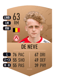 Dion De Neve Common 63 OVR