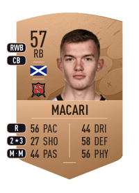 Lewis Macari Common 57 OVR