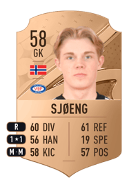 Magnus Sjøeng Rare 58 OVR