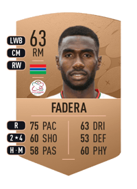 Alieu Fadera Common 63 OVR