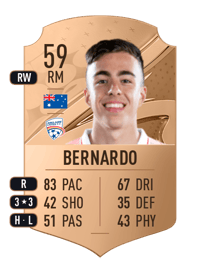 Bernardo Rare 59 OVR