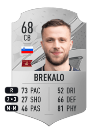 David Brekalo Rare 68 OVR