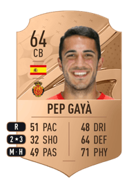 Pep Gayà Rare 64 OVR