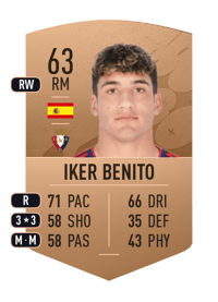 Iker Benito Common 63 OVR