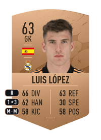 Luis López Common 63 OVR