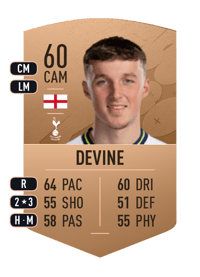Alfie Devine Common 60 OVR