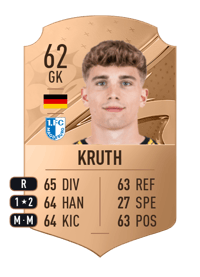 Noah Kruth Rare 62 OVR