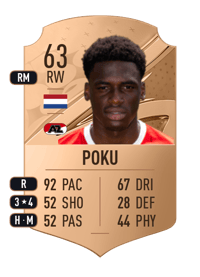 Ernest Poku Rare 63 OVR