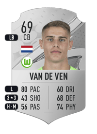 Micky van de Ven Rare 69 OVR
