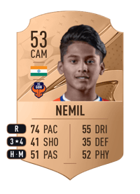 Muhammed Nemil Rare 53 OVR