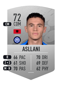 Kristjan Asllani Common 72 OVR