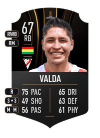 Denilson Valda CONMEBOL LIBERTADORES 67 OVR