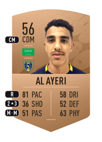 Abdulmalek Al Ayeri Common 56 OVR