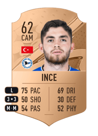 Burak Ince Rare 62 OVR