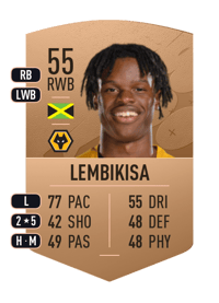 Dexter Lembikisa Common 55 OVR