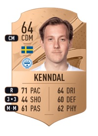 William Kenndal Rare 64 OVR